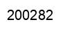 Number 200282 black image