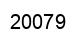 Number 20079 black image
