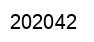 Number 202042 black image