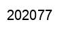 Number 202077 black image