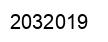 Number 2032019 black image