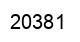 Number 20381 black image
