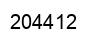Number 204412 black image