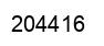 Number 204416 black image