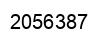 Number 2056387 black image