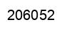 Number 206052 black image