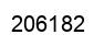 Number 206182 black image