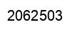Number 2062503 black image