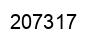 Number 207317 black image