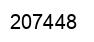 Number 207448 black image