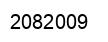 Number 2082009 black image