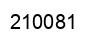 Number 210081 black image
