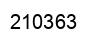 Number 210363 black image