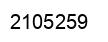 Number 2105259 black image