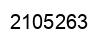 Number 2105263 black image