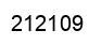 Number 212109 black image