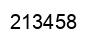 Número 213458 imagen negro