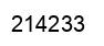 Número 214233 imagen negro