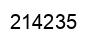 Número 214235 imagen negro