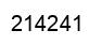 Número 214241 imagen negro