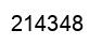 Number 214348 black image