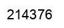 Number 214376 black image