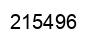 Number 215496 black image