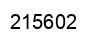 Number 215602 black image