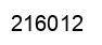 Number 216012 black image