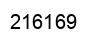 Number 216169 black image