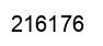 Number 216176 black image