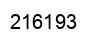 Number 216193 black image