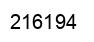Number 216194 black image
