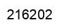 Number 216202 black image
