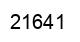 Number 21641 black image