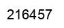 Number 216457 black image