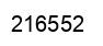 Number 216552 black image