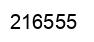 Number 216555 black image