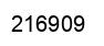 Number 216909 black image
