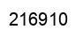 Number 216910 black image