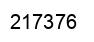 Number 217376 black image