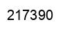Number 217390 black image