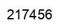 Number 217456 black image