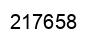 Number 217658 black image