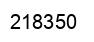 Number 218350 black image