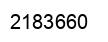 Number 2183660 black image