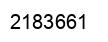 Number 2183661 black image