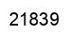 Number 21839 black image
