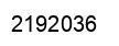 Number 2192036 black image