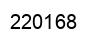 Number 220168 black image
